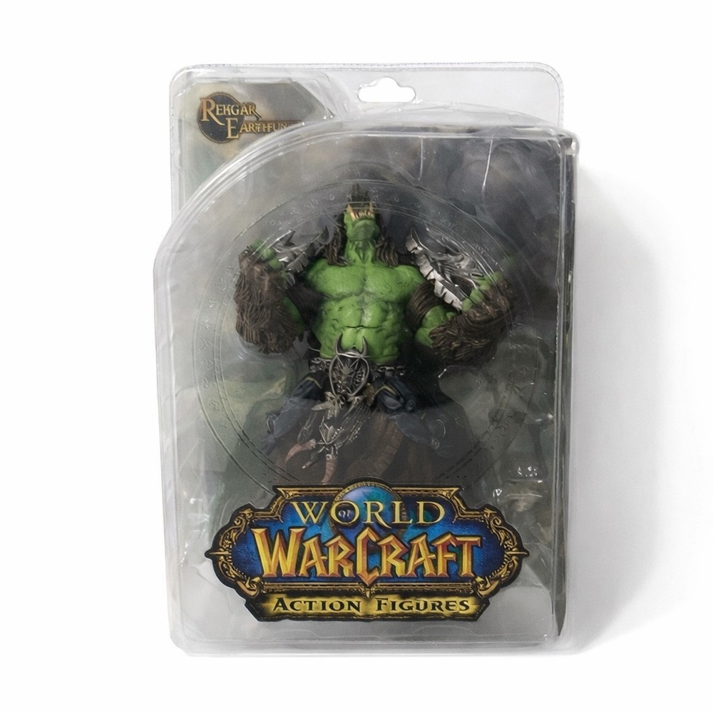 World Of Warcraft Series 1 Orc Shaman Rehgar Earthfury Figure Figurine 2007